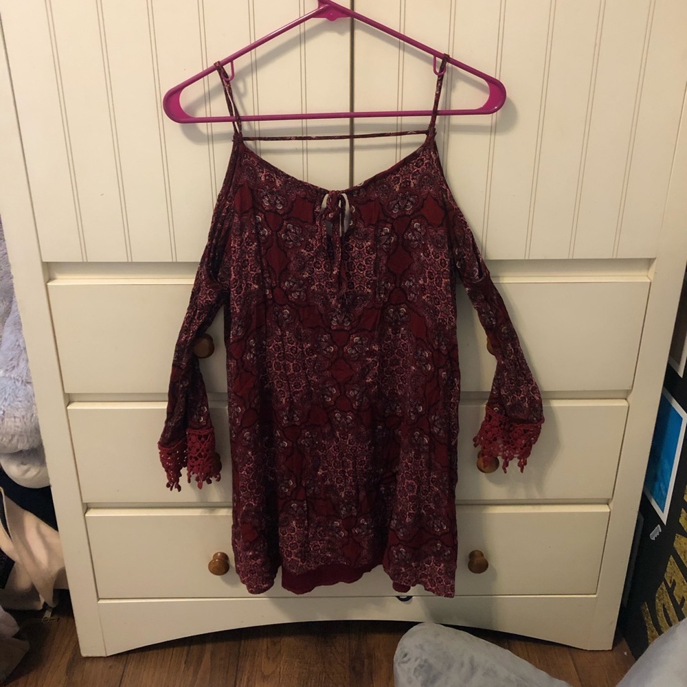 Red sleeveless Charlotte Russe Dress